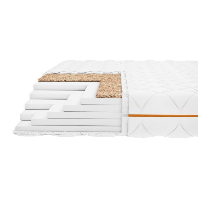 Saltea ortopedică ORANGE Medium Roll Cocos