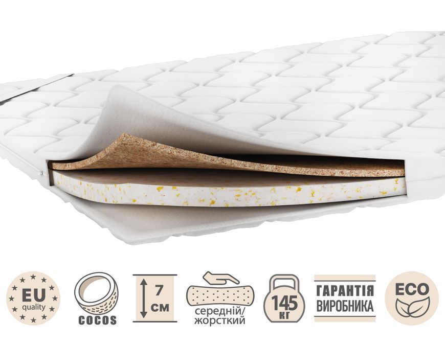 Topper de saltea subțire ORANGE Wish lite Cocos