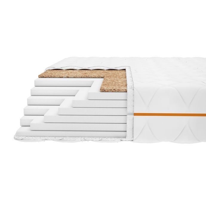 Saltea ortopedică ORANGE Big Roll Cocos