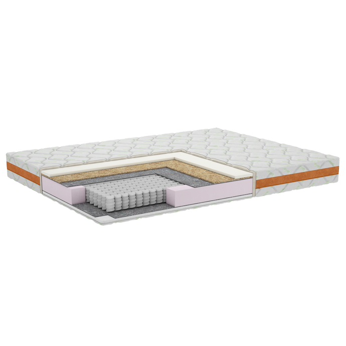 Saltea ortopedică ORANGE Mild Memory Cocos 110x200 cm