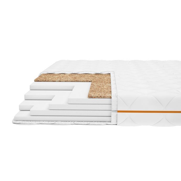 Saltea ortopedică ORANGE Fine Roll Cocos